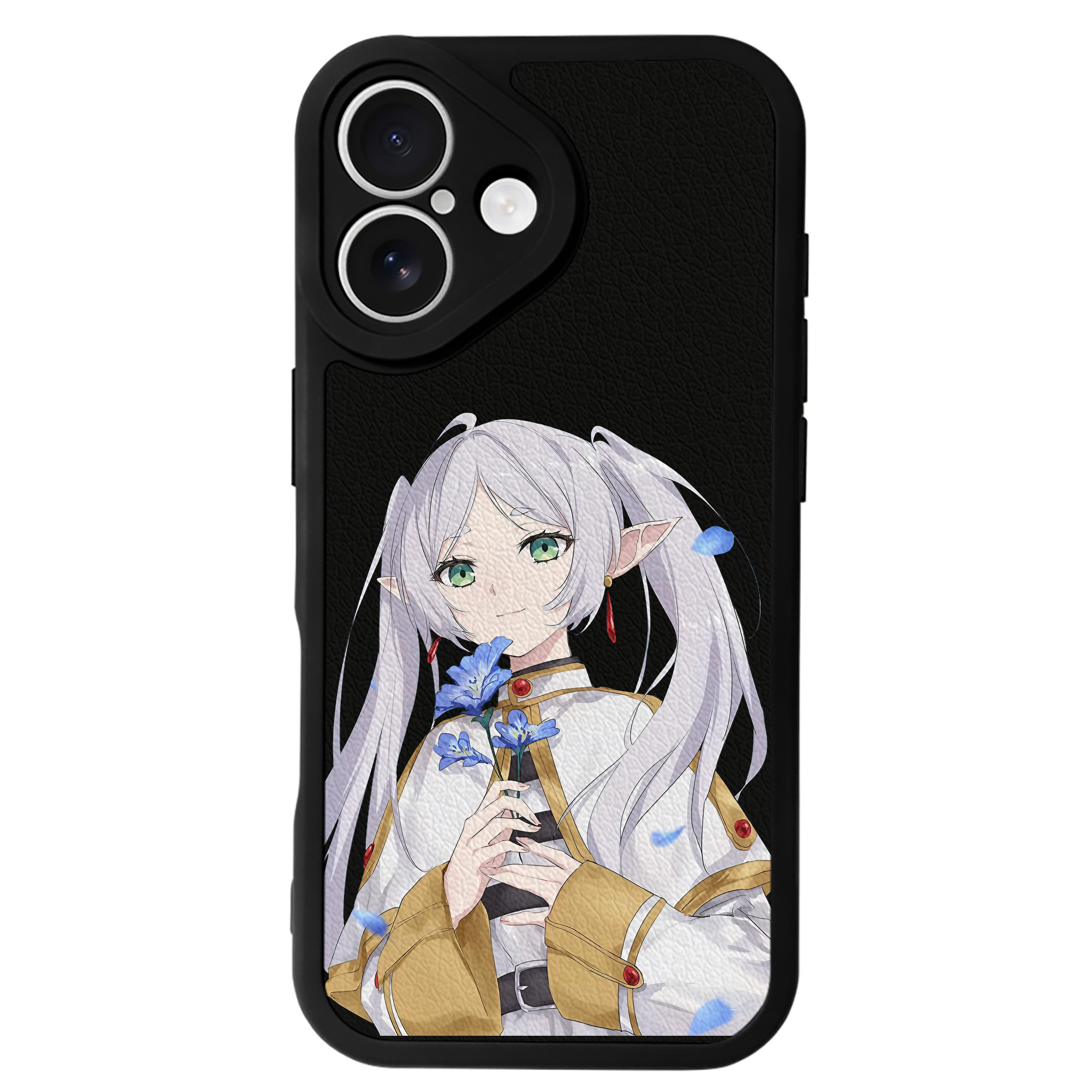 （画像用） 葬送のフリーレン Frieren 【iPhone 16シリーズ対応】シリコンスマホケース（レザー調） 材質：シリコン